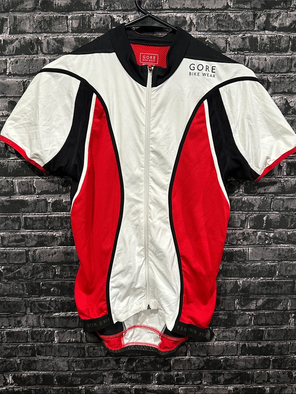 GORE Bike Wear Red White Black Cycling Jersey